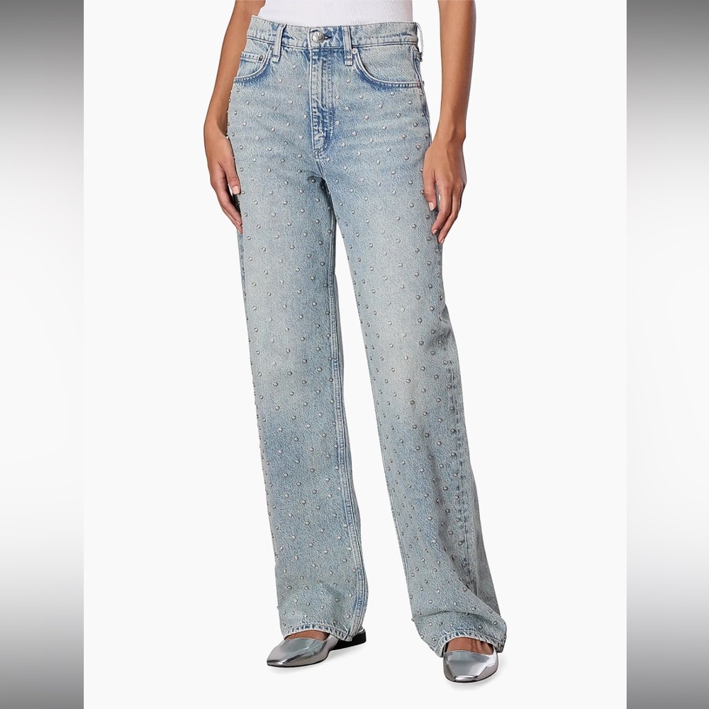 rag & bone NWT pearl embellished jeans